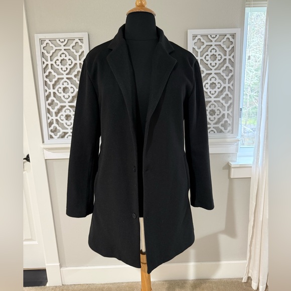 None Jackets & Blazers - Elegant Black Coat